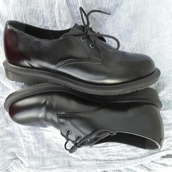 Doc Dr Martens Black 1461 Oxfords Smooth Black - Picture 1 of 4